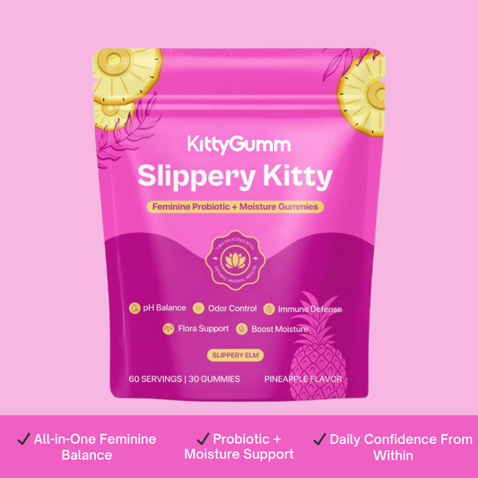 Kitty Gumm Feminine Probiotic/60 Gummies Pineapple Flavor