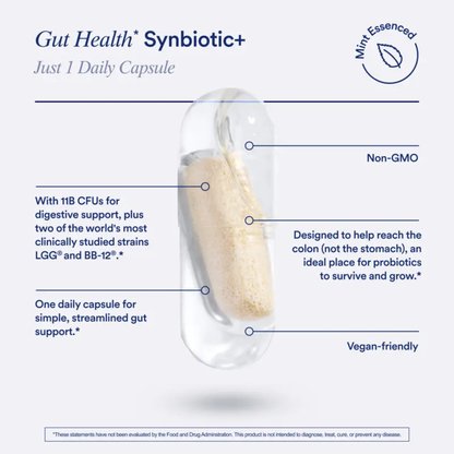 SynbioOne™ 3-in-1 Gut Support (Pre + Pro + Postbiotic)